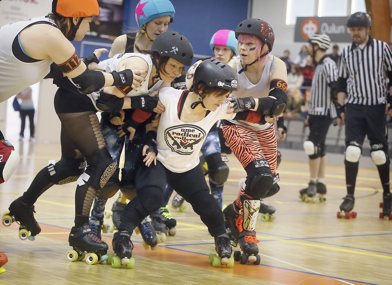 Roller derby on vauhdikas laji.
