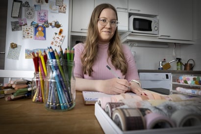 Oululainen Tea Paananen, 28, löysi yksinkertaisen ja kauniin tavan laittaa elämänsä järjestykseen – se vaatii vain kynän ja paperia
