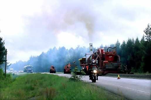 Kilpailuvirasto vaati toissa viikolla isoja sakkoja asfalttialan kartellista. Kuvan päällystystyöt eivät liity tapaukseen.