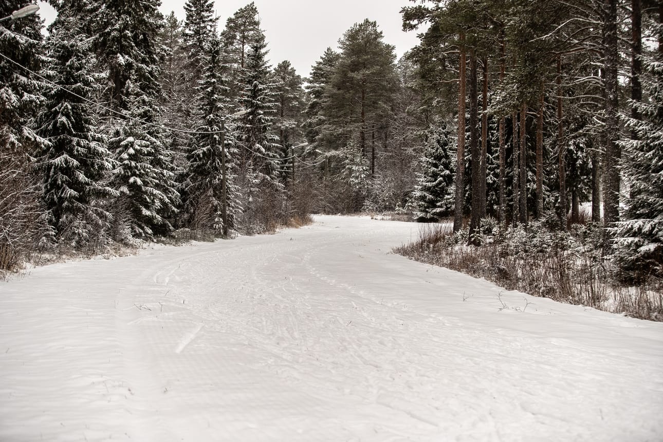 Luisteluhiihtoa pääsee jo harrastamaan hiihtomajan laduilla.