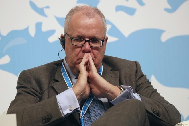 Uniperin toimitusjohtaja Klaus Schäfer. Arkistokuva. KUVA: ANATOLY MALTSEV / EPA / arkisto