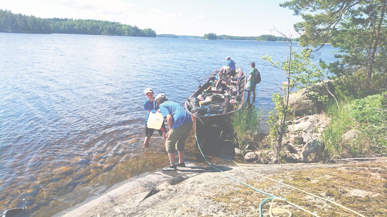 Liminkalaisten ja lumijokisten Hamina17 -vaellus etenee. Toinen viestiosuus matkaa Puumalasta Lappeenrantaan.
