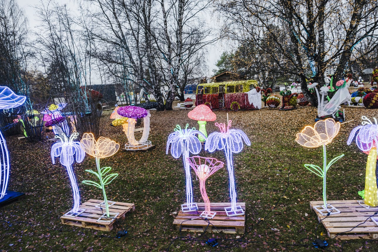 Kirjoittaja ei pidä Koskipuiston valoista.