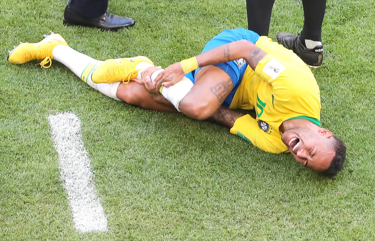 Brasilian supertähden Neymarin kieriskelyt nurmella jäivät pysyvästi monen mieleen.