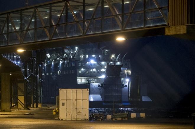 Wasa Express jää satamaan, jos lakko toteutuu. KUVA: JAAKKO ELENIUS