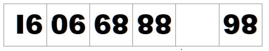 Tehtävä 4: Mikä numero puuttuu tyhjästä ruudusta?