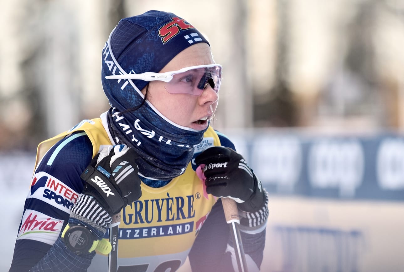 Susanna Saapunki pettyi 10 kilometrin kilpailussa. Kuusamolaislähtöisen hiihtäjän sijoitus oli 47:s.