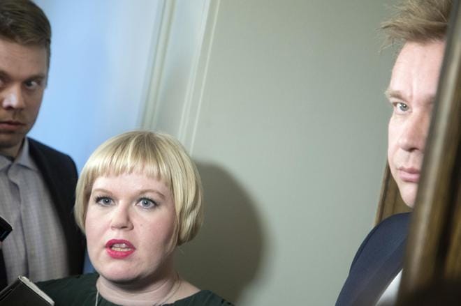 Perus- ja perhepalveluministeri Annika Saarikko. KUVA: Mauri Ratilainen /com.pic
