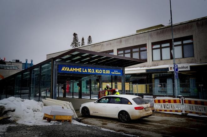 Toriparkki Seinäjoen Keskustorin alla on käyttövalmis. KUVA: JAAKKO ELENIUS