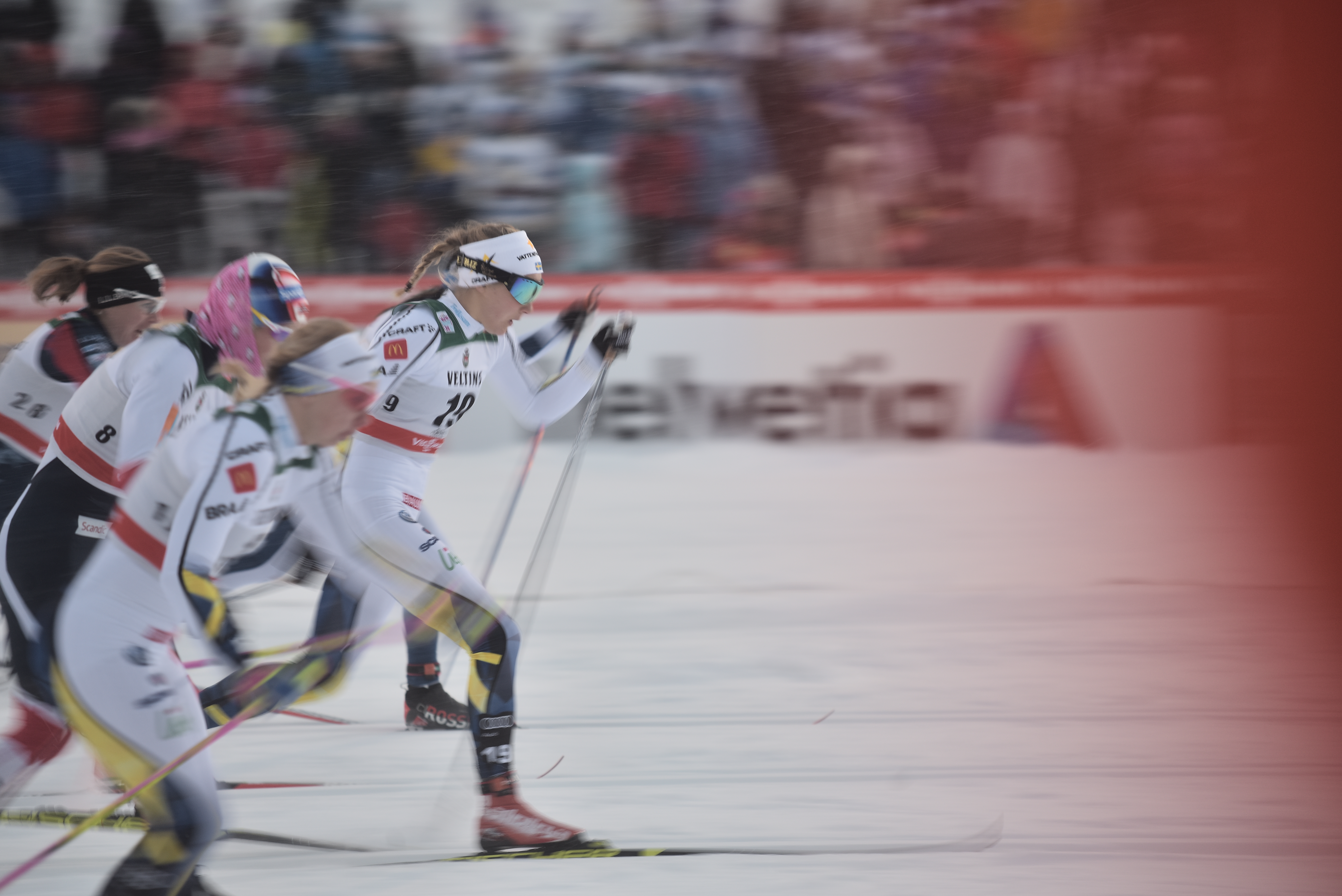 Stina Nilsson voitti naisten sprintin