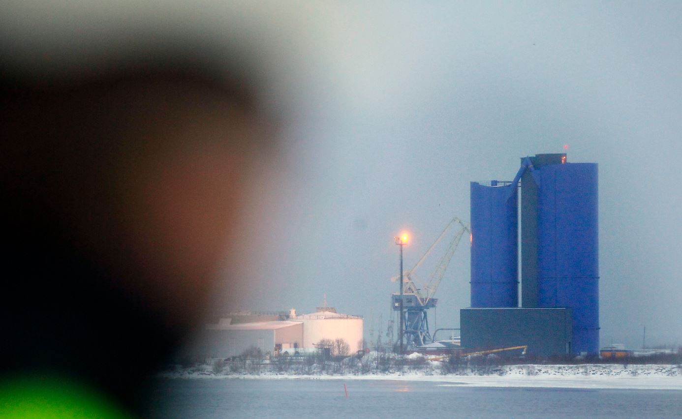 Oulun Vihreäsaaressa on mitattu aamulla myrskylukemia.