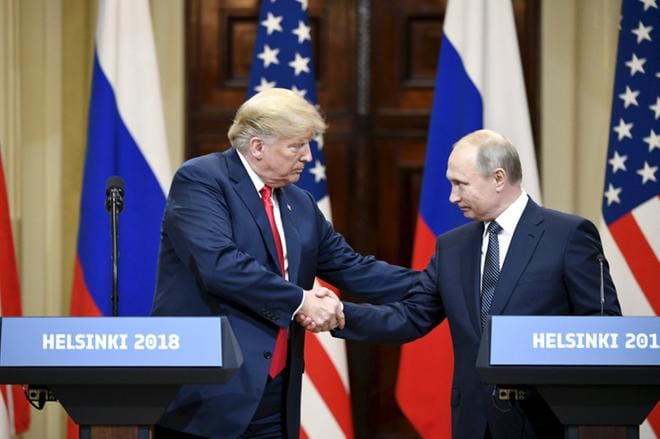 Johtaja Benita Heiskasen mukaan Donald Trump toimi samalla tavalla kahdenvälisessä lehdistötilaisuudessa kuin toimisi yhdysvaltalaisen median edessä. Tämä ei nyt toiminut tällä kertaa. KUVA: Lehtikuva/Jussi Nukari