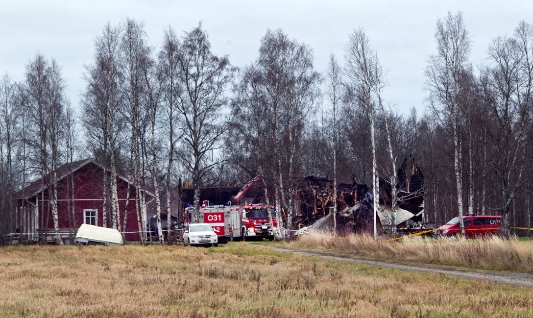Tuhoisa tulipalo sattui Tyrnävällä marraskuussa 2011.