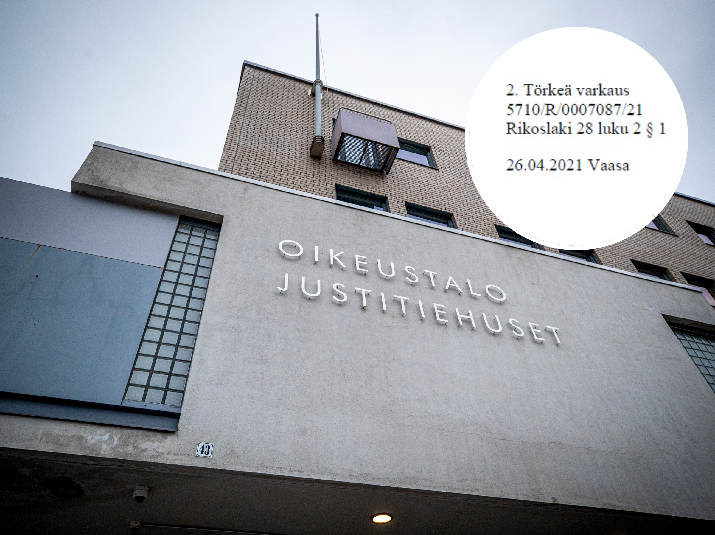 Vaasalaisperhe nukkui, huumenainen murtautui kotiin