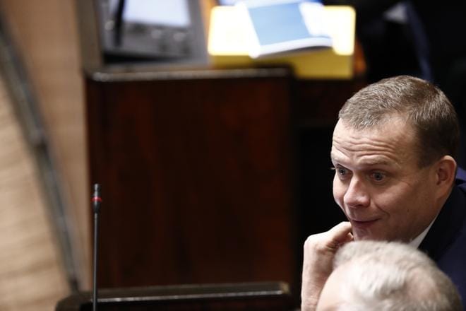 Valtiovarainministeri Petteri Orpon mukaan SDP:n vaalilupauksille ei ole tilaa valtiovarainministeriön virkamiesten hallitusneuvotteluja varten laatimassa pohjapaperissa. KUVA: Joel Maisalmi/Arkisto