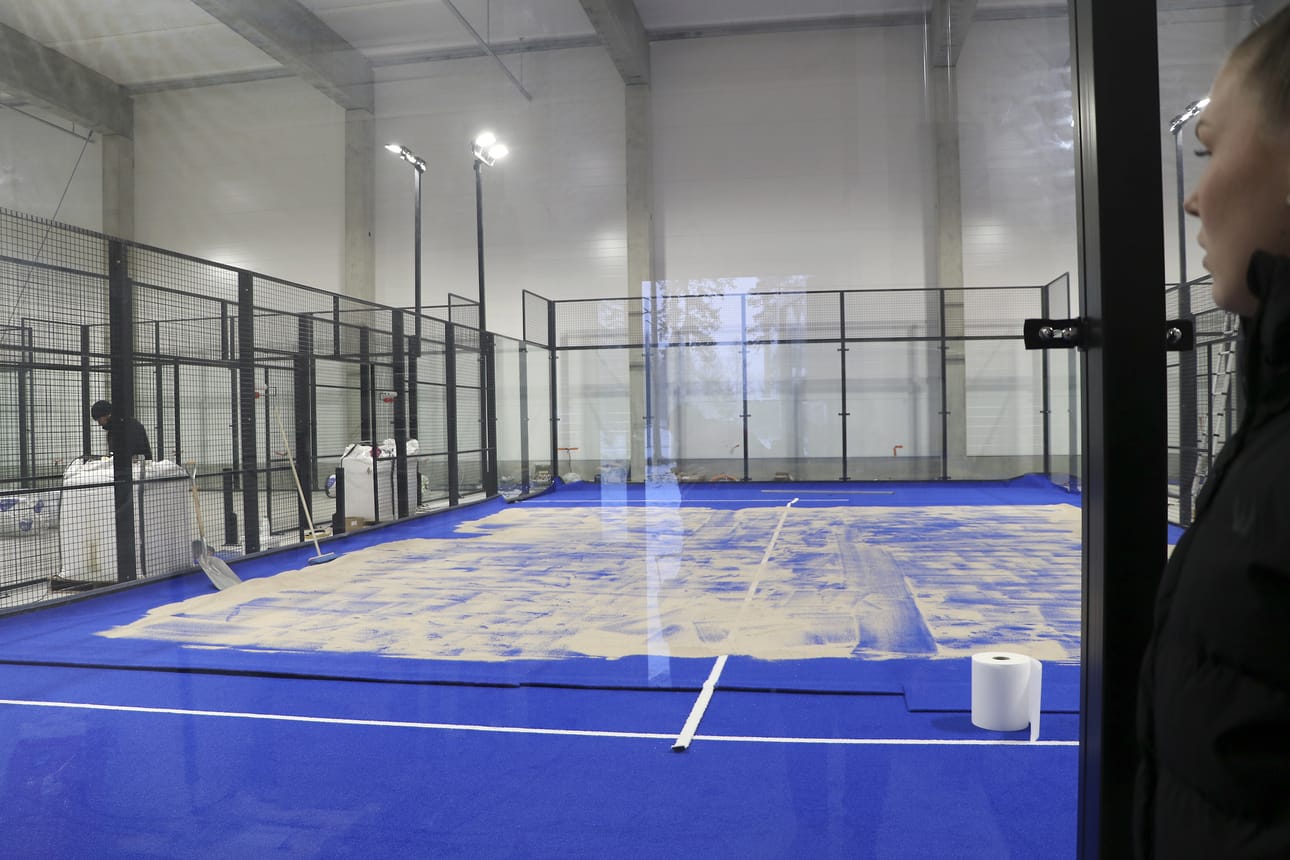 Alajärven padelhalli saatiin auki 23. joulukuuta.
