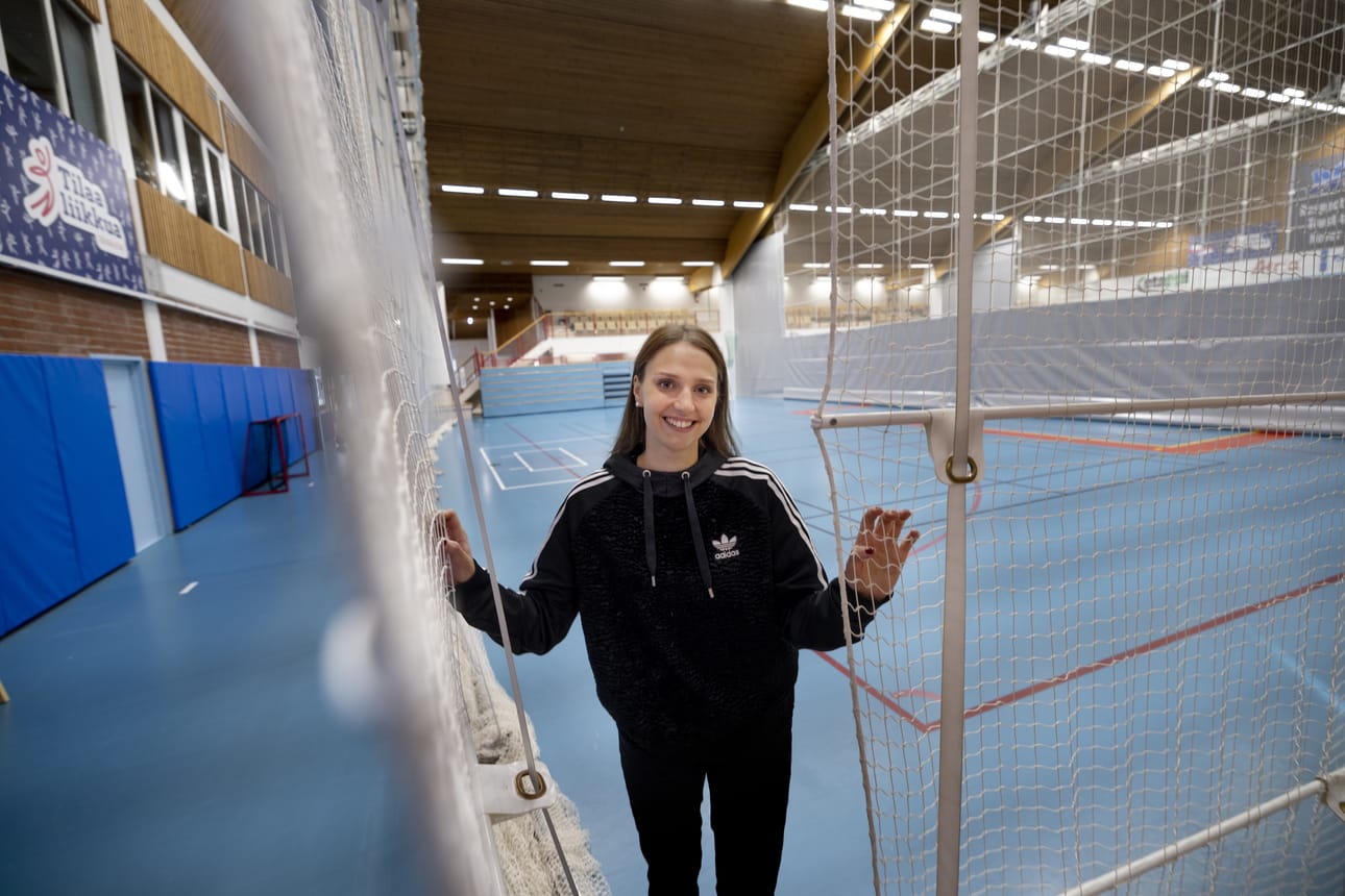 Nurmon JymyVolley kohtaa Suomen cupin finaalissa Emmi Riikilän edustaman LP Viestin. Arkistokuva.