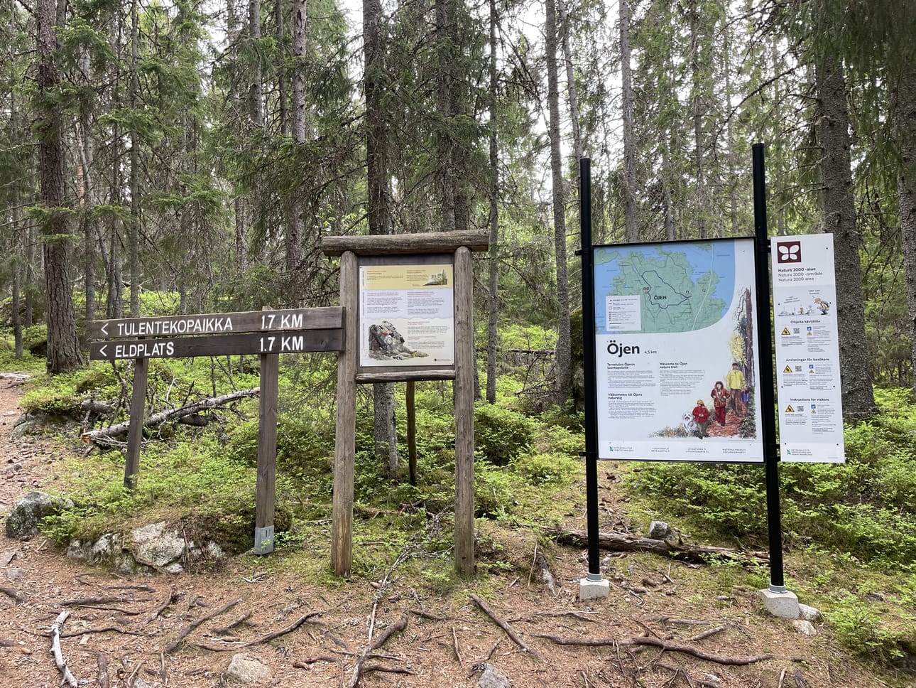 Öjenin luontopolku on päiväretkikohde, jossa pääsee nauttimaan omasta rauhasta.