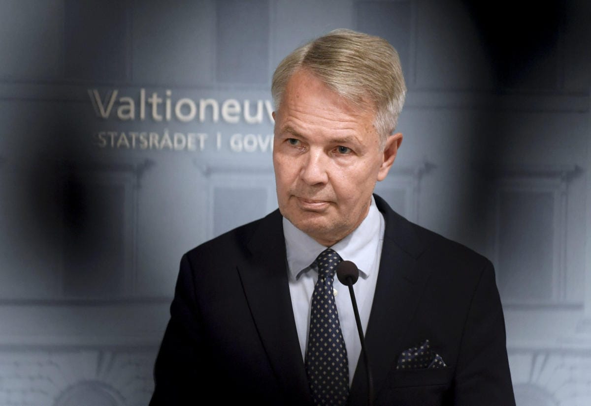 Haaviston mukaan EU-maiden kesken käydään hyvin intensiivistä keskustelua Kiovan turvallisuustilanteesta. LEHTIKUVA / JUSSI NUKARI