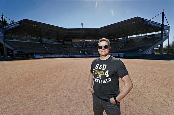 Jukka Marttalan työ seinäjokelaisen pesäpallon parissa jatkuu Maila-Jussien toiminnanjohtajana. KUVA: KARI LÖFHJELM