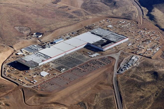 Teslan Gigafactory Nevadassa. Kuva: Tesla