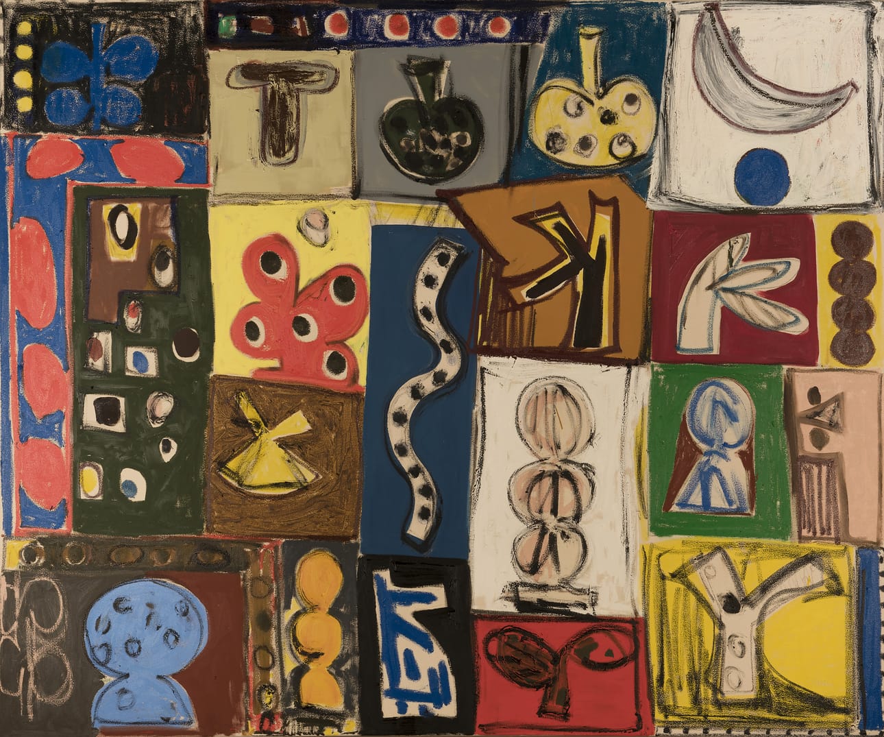 Tuukka Tammisaaren Alphabets-teos on yksi Nelimarkka-Rahaston uushankintakokoelman töistä.