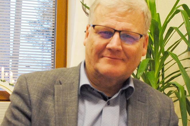 Kunnanjohtaja Pentti Turunen jää eläkkeelle ensi vuoden helmikuussa. KUVA: EEVA-LIISA KULJU