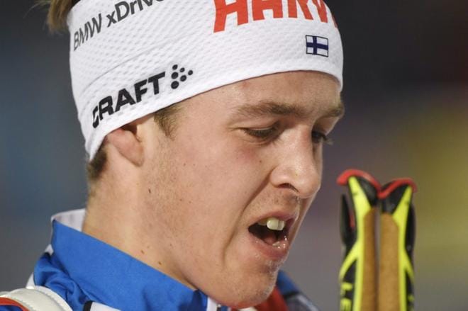 Tero Seppälä kilpailee vuoden viimeisenä perjantaina Seinäjoella. KUVA: LEHTIKUVA / ANTTI AIMO-KOIVISTO