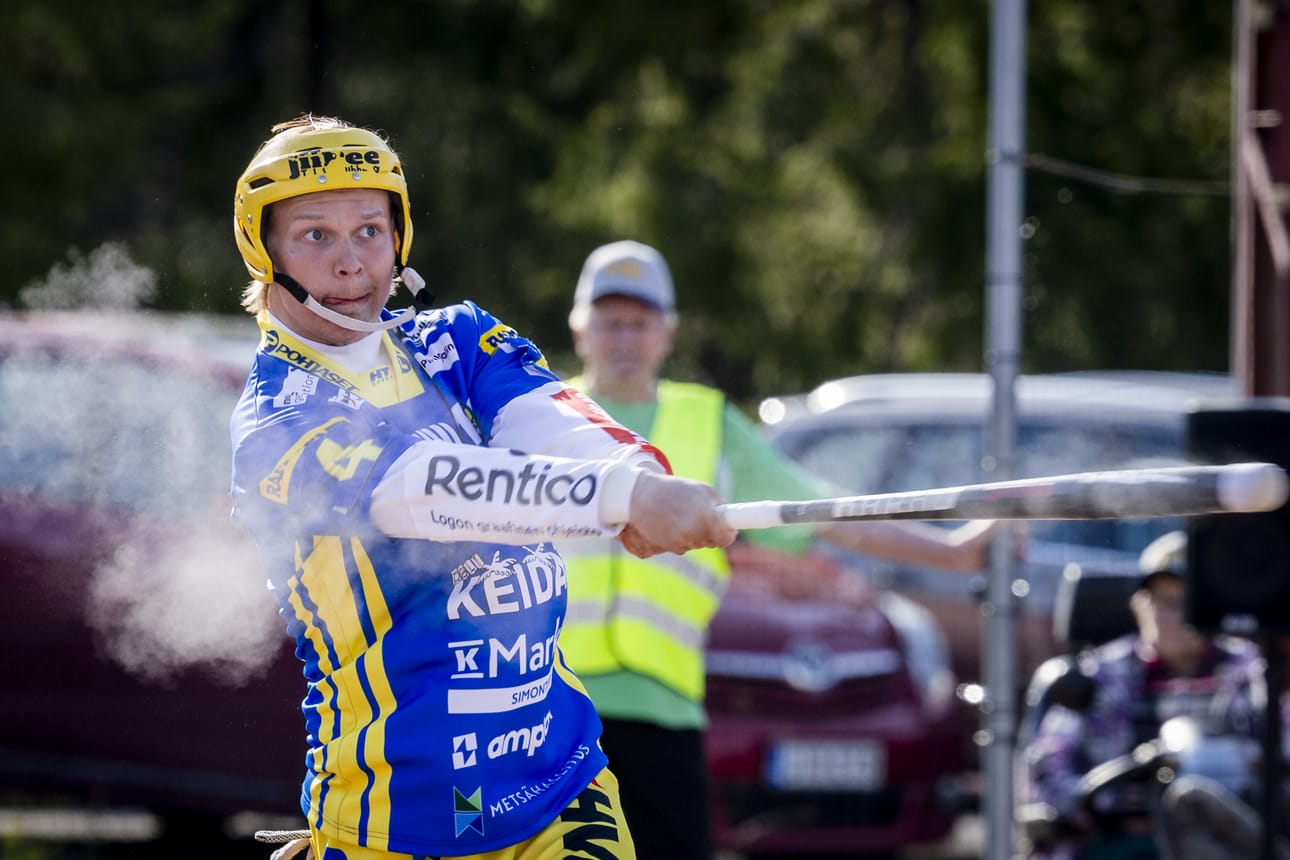 Reino Heikkinen toi Simon Kirin ainoan juoksun Kannuksessa.