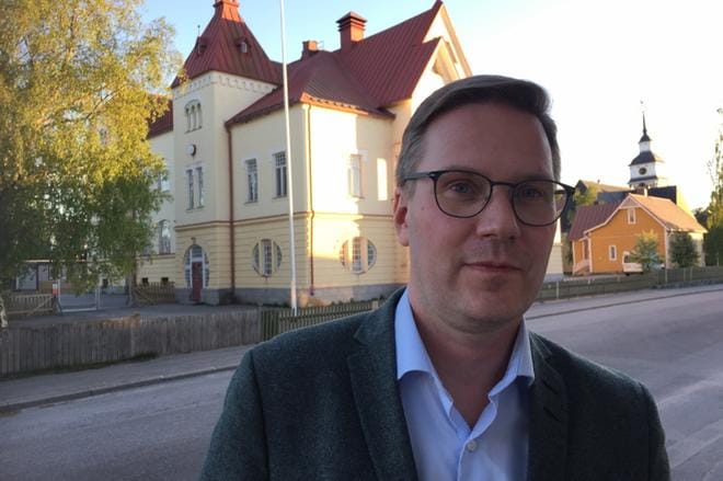 Maalahden kunnanjohtaja Mats Brandt siirtyy Uudenkaarlepyyn kaupunginjohtajaksi. KUVA: Tapio Lehtinen