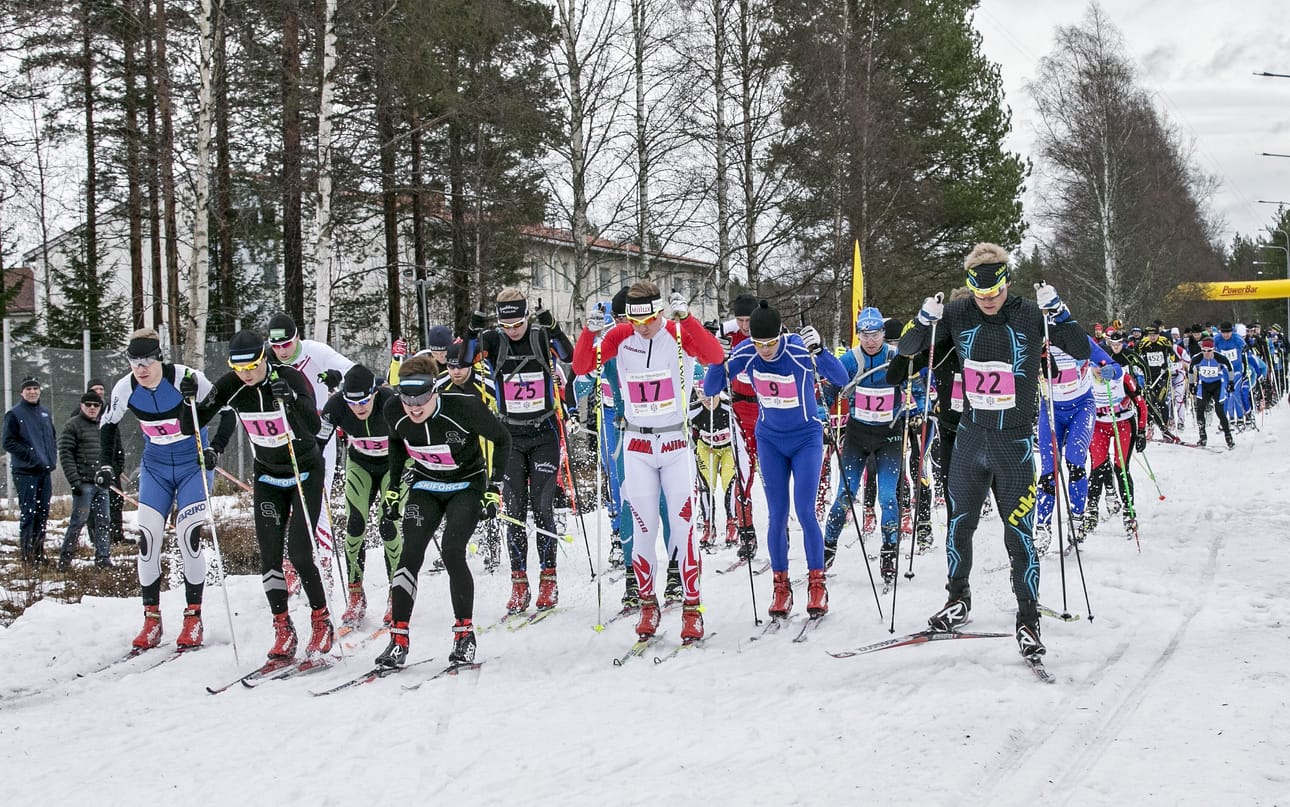 Muutama vuosi sitten Tervahiihtoa hiihdettiin hyvissä olosuhteissa. Arkistokuva.