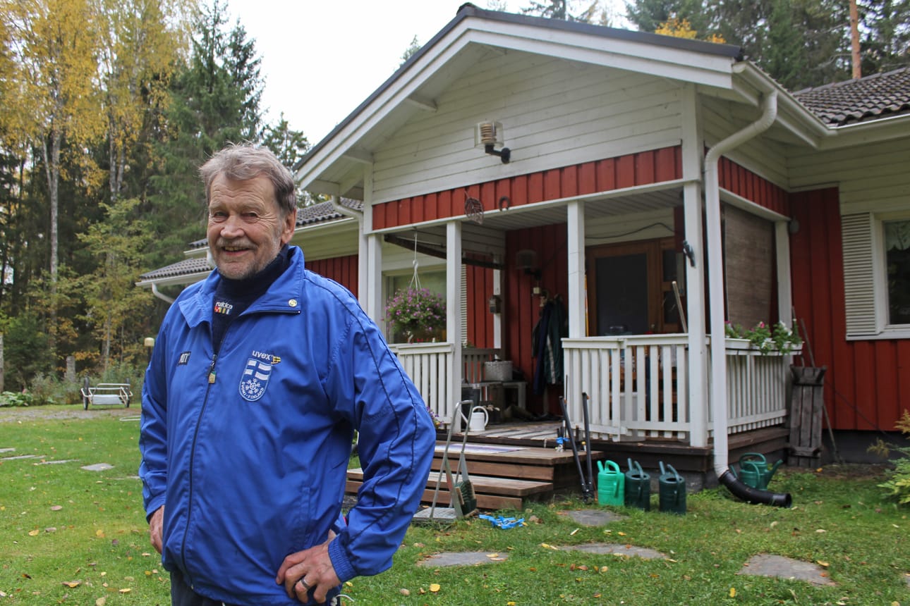 Alavuden Töysässä asuva Pentti Hautala arvioi elävänsä jatkossakin ilman velkaa, jollei jotain katastrofia tapahdu. Taloa rakentaessa lainaa oli jo haettu, mutta sitä ei koskaan nostettu.