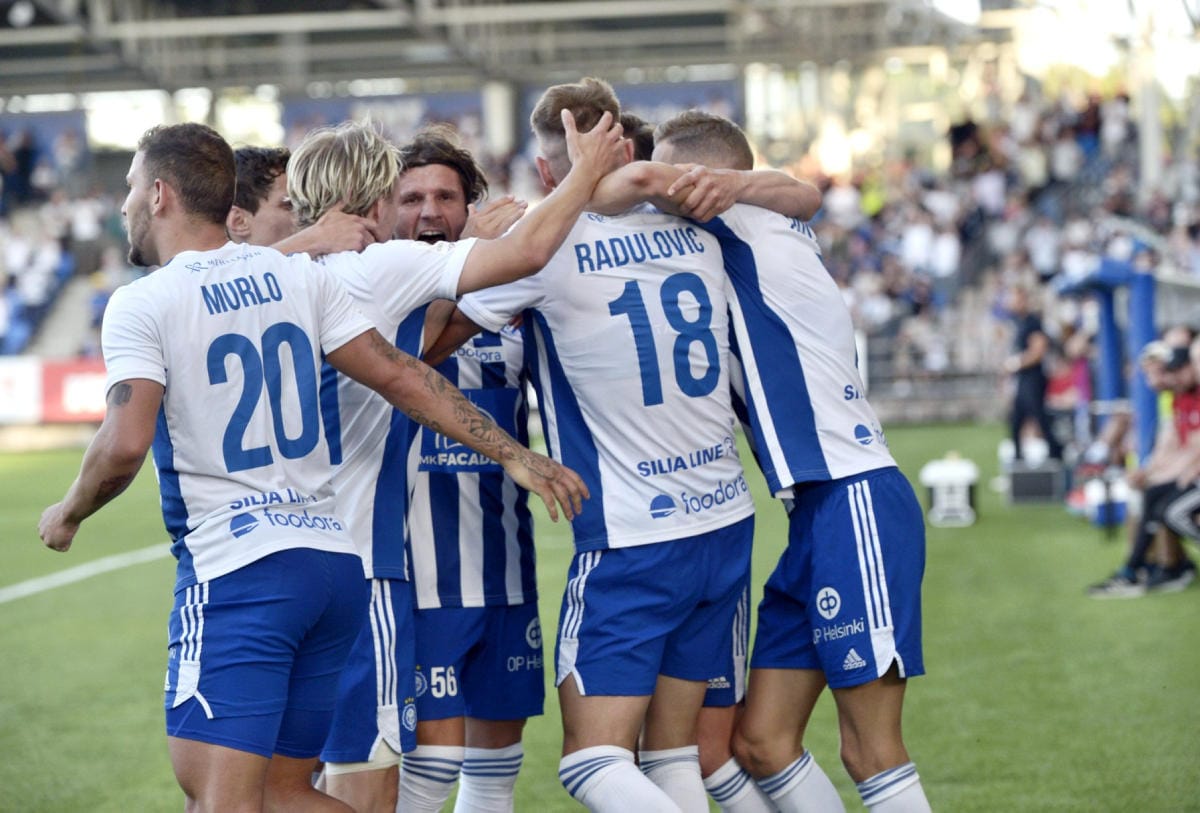 HJK kaatoi Mariborin vieraskentällä. Arkistokuva. LEHTIKUVA / Mikko Stig