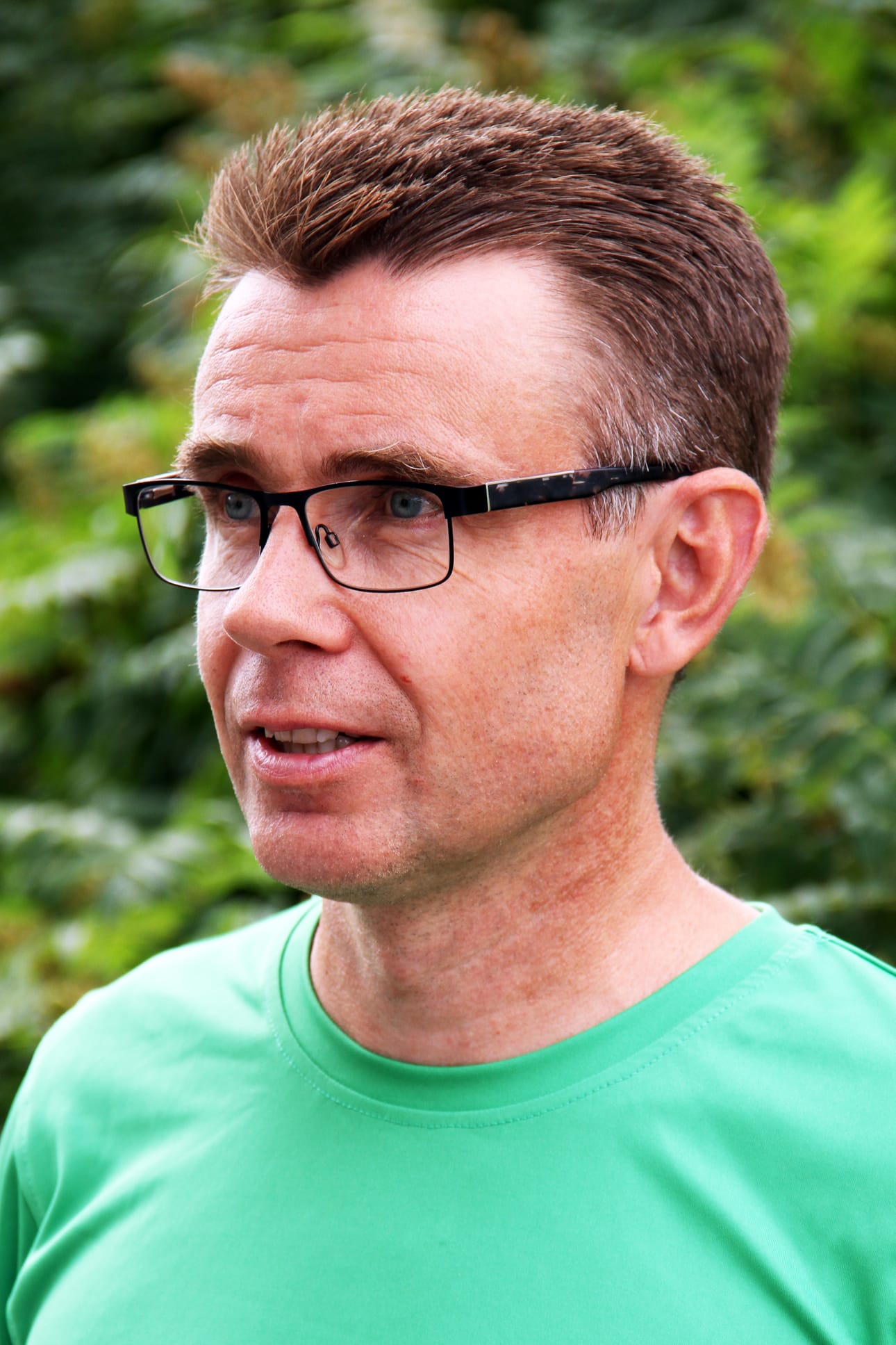 Keijo Pulkkanen on tuttu ääni maratonilla. Hän on kuuluttanut tapahtumaa jo yli kymmene vuotta.