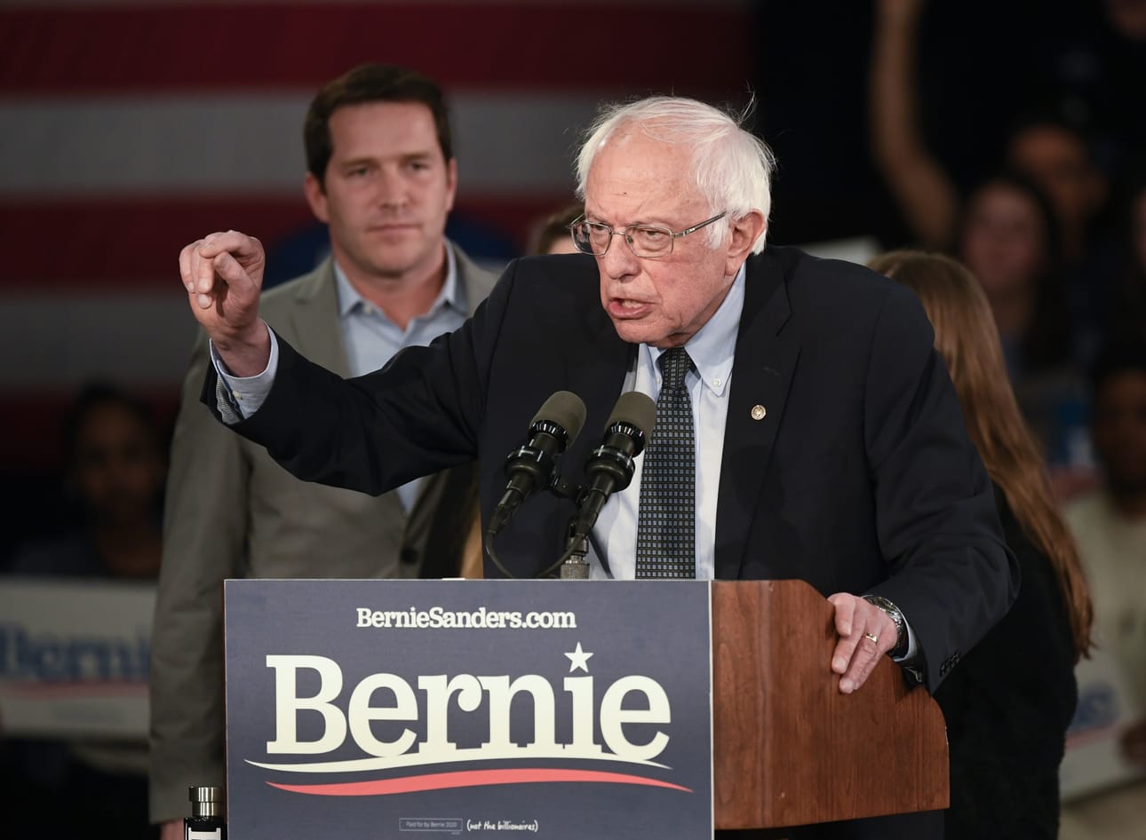 Senaattori Bernie Sandersia on pidetty yhtenä Iowan esivaalien voittajasuosikkina.