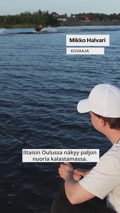 Kalastusvideot ja kaverit houkuttelevat oululaisia nuoria kalastamaan