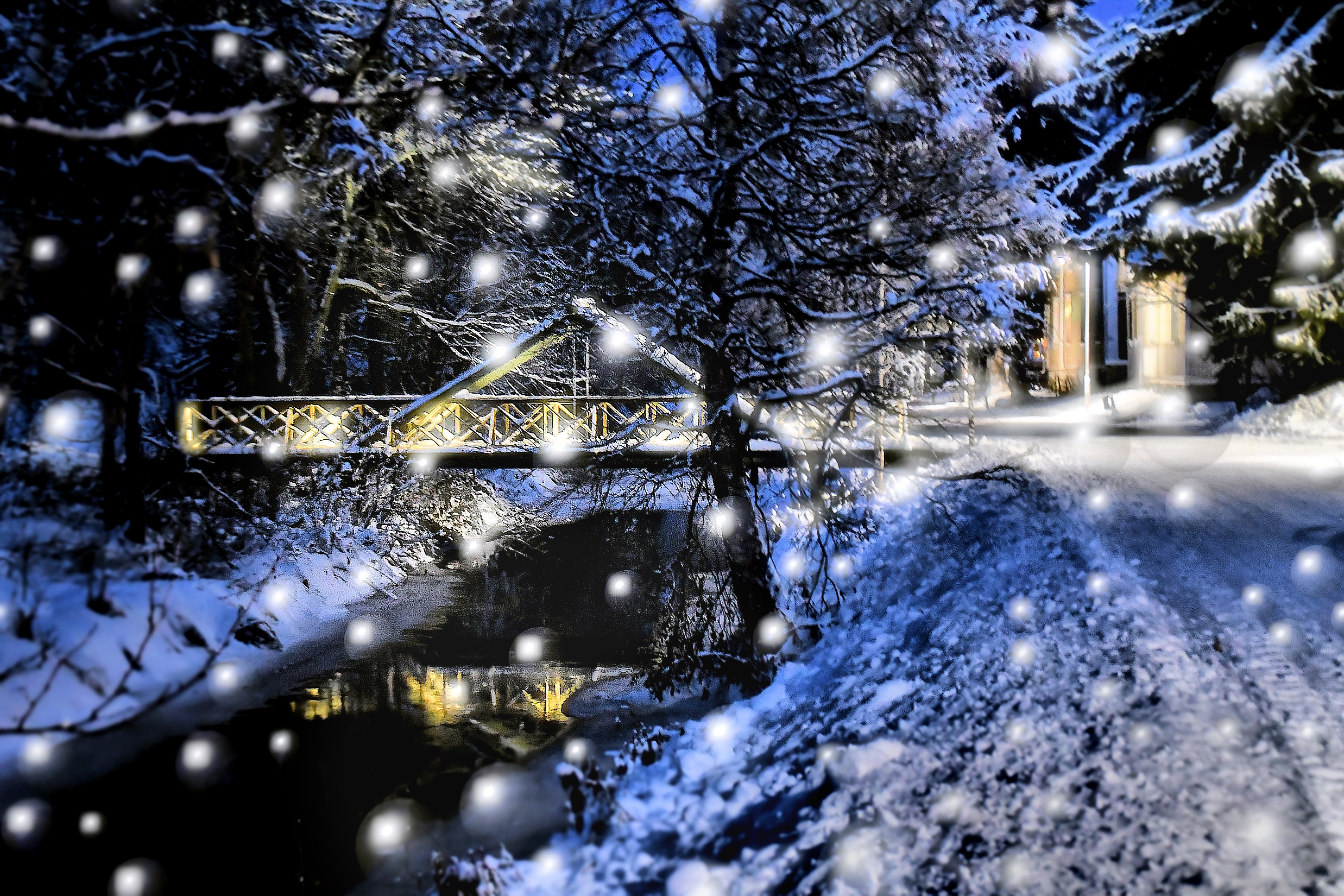 Kuin jouluinen satumaa!