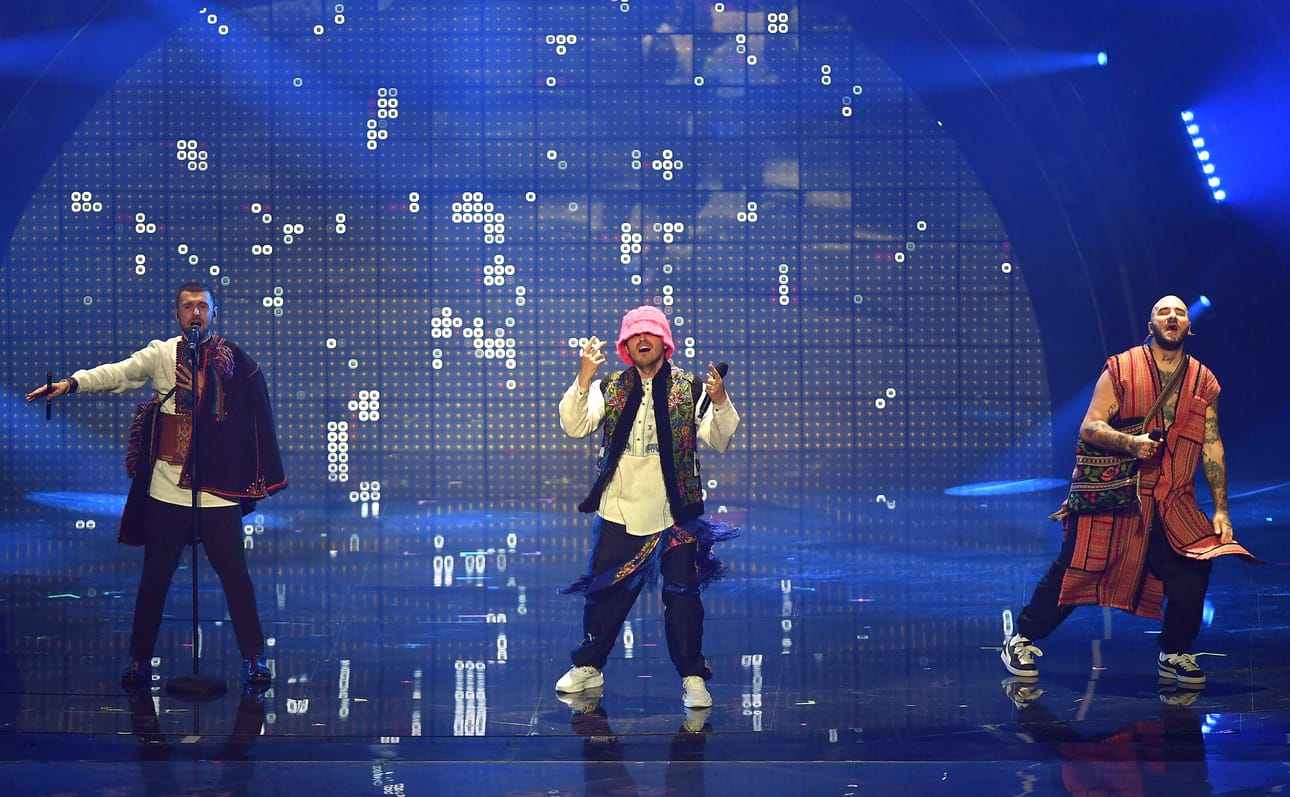 Ukrainan Kalush Orchestra voitti Stefania-nimisellä kappaleella Torinossa.