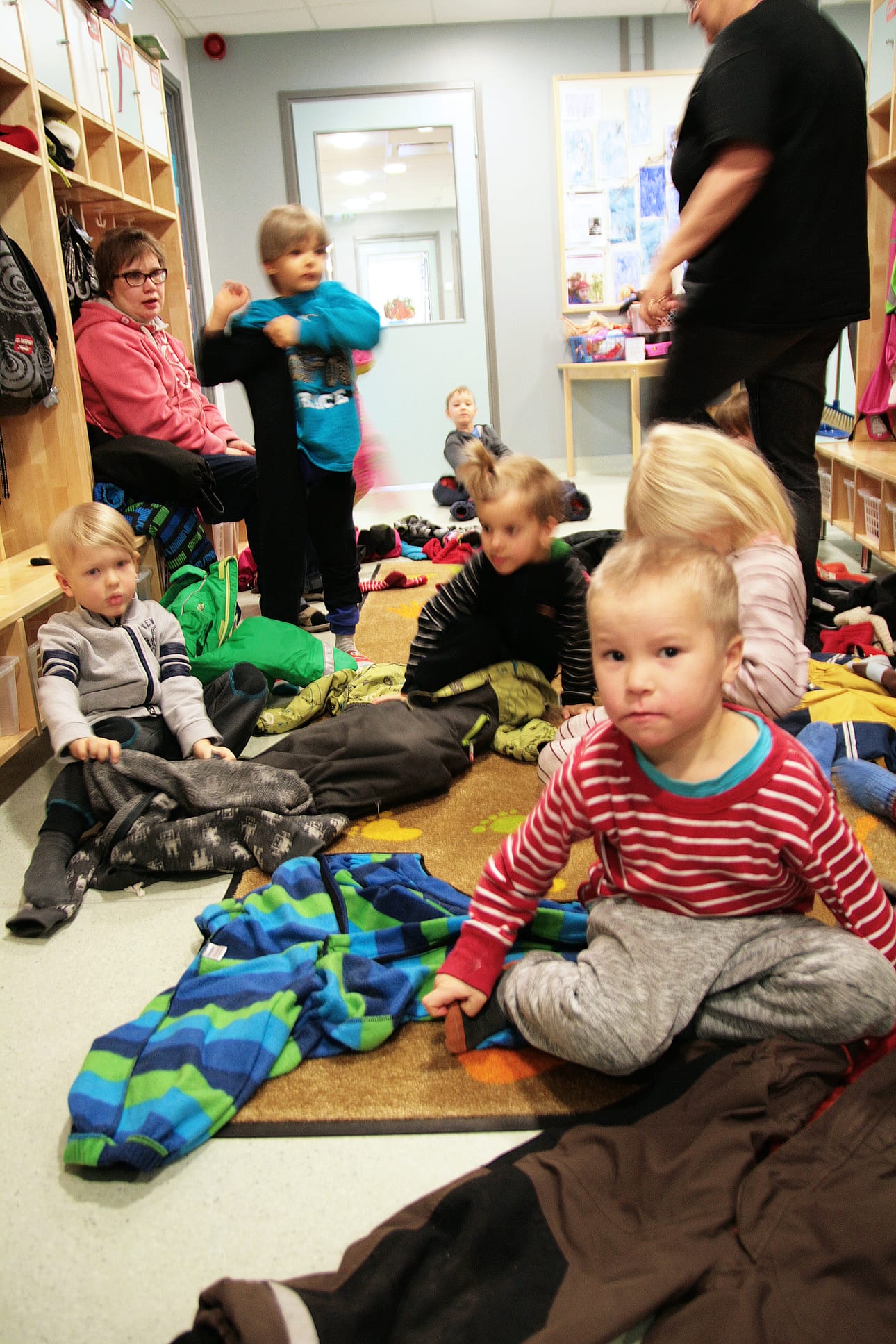Päiväkodin arki sujuu lumijokisten vanhempien mielestä hyvin.