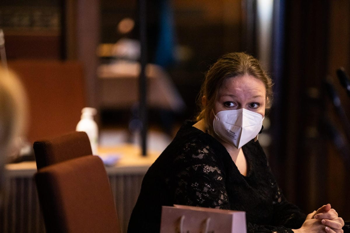 Perhe- ja peruspalveluministeri Krista Kiuru (sd.) Säätytalolla Helsingissä perjantaina 7. tammikuuta. Lehtikuva / handout / Stina Virkamäki / valtioneuvoston kanslia
