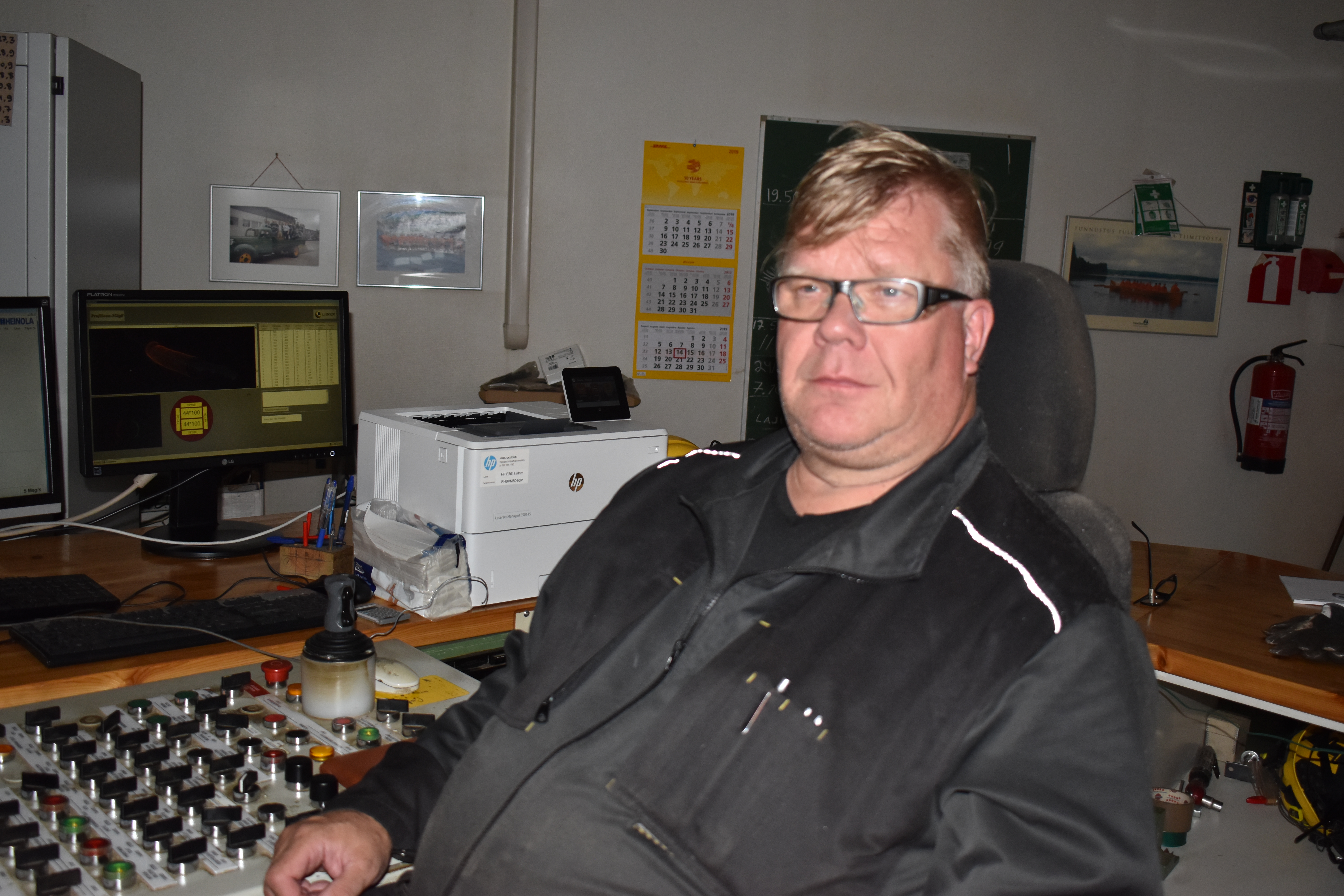Sahuri Auvo Mikkonen on tyytyväinen, kun yhtiö investoi Taivalkoskelle. 