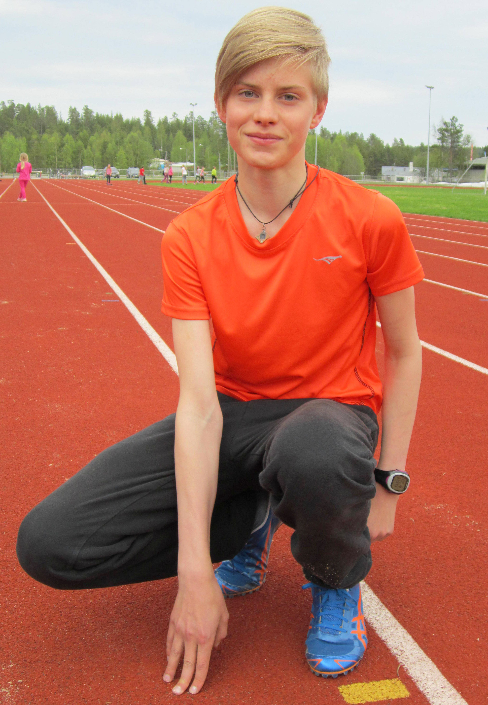 Tykkään yleisurheilusta ja juoksemisesta kaikkein eniten, kerhoon osallistunut Veikko Huuskonen kertoi.