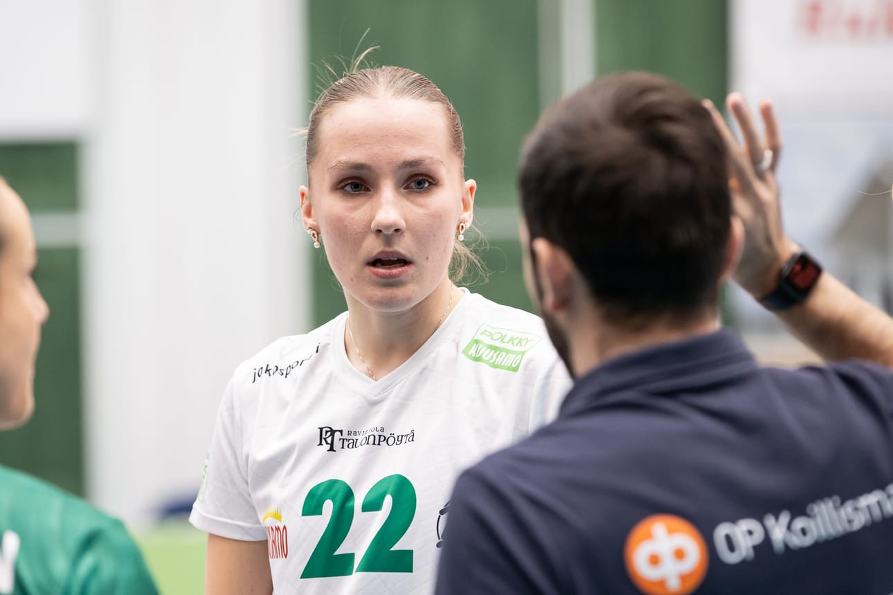 Megija Dambrehte oli tehokkaalla pelipäällä Pölkky Kuusamon vierasotteluissa tiistaina ja keskiviikkona.