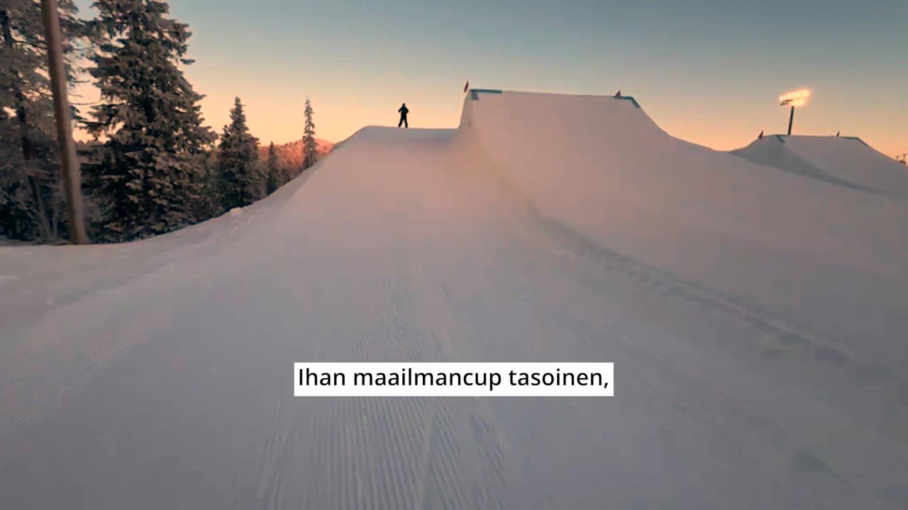 Pyry Posio kertoo slopestyle-rinteen suosikki kohdastaan.