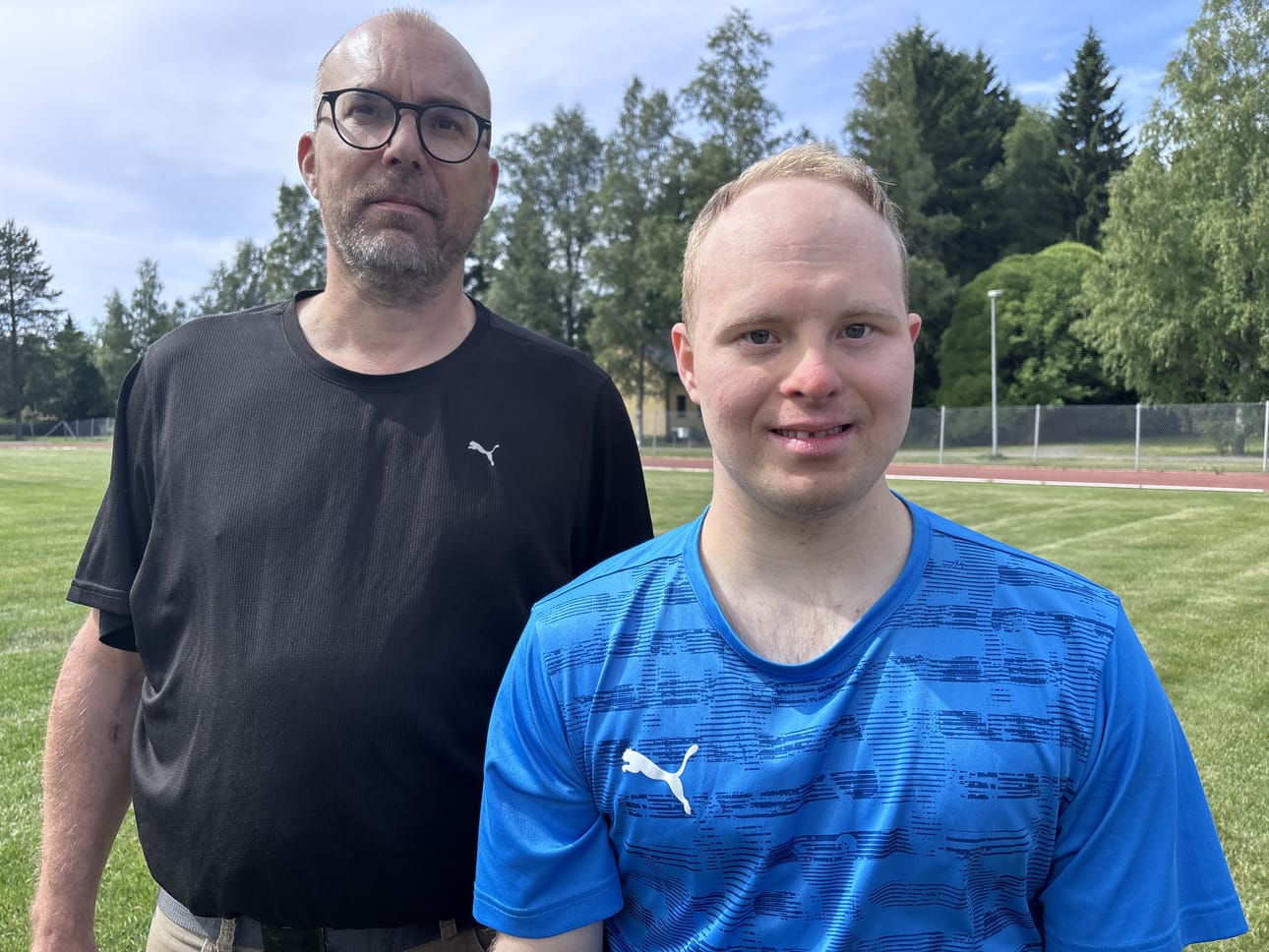 Veeti Mustalahden valmentaja on oma isä, Kimmo Mustalahti.