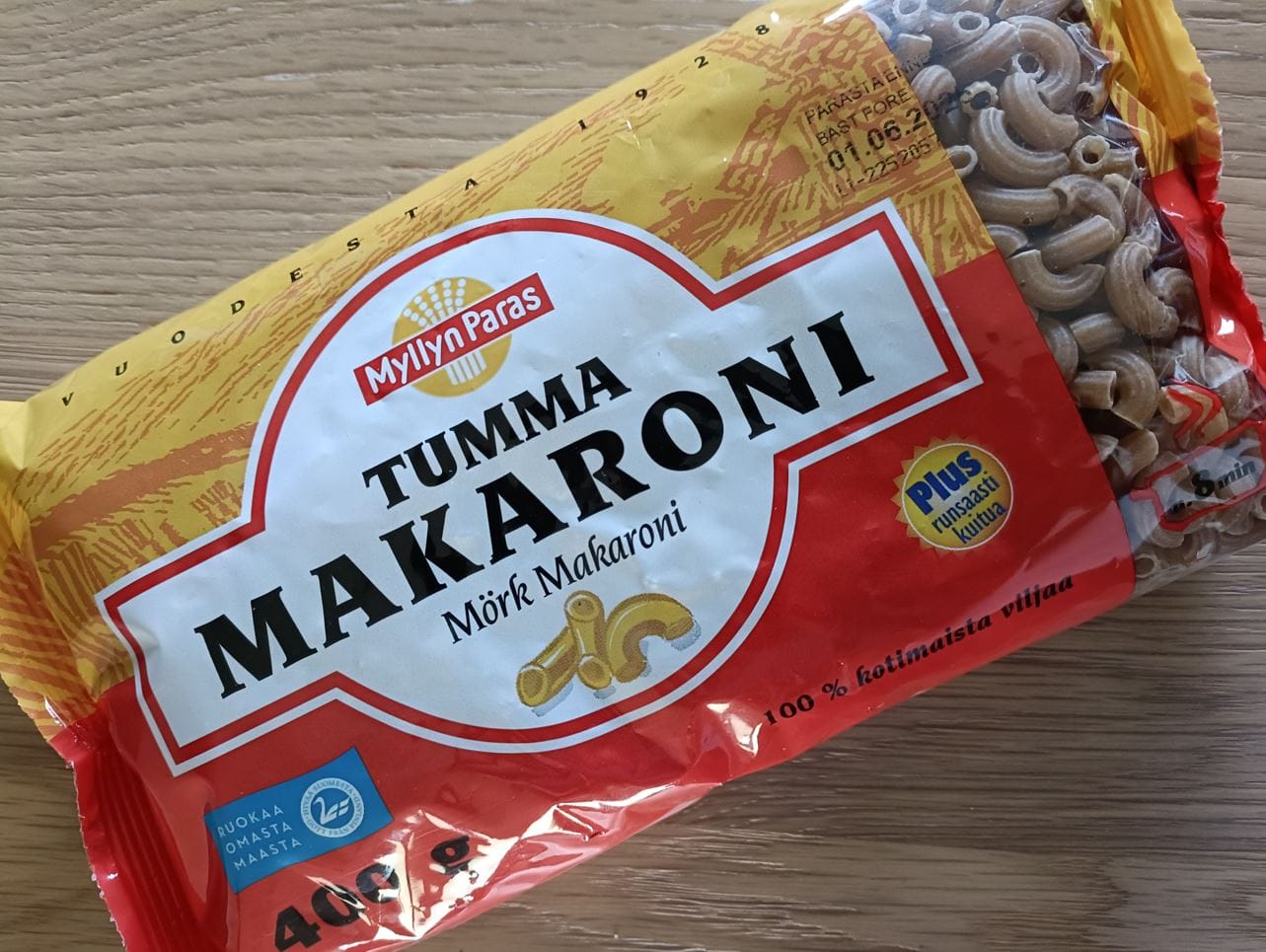 Muun muassa Myllyn Paras -merkkistä tummaa makaronia vedetään pois myynnistä.
