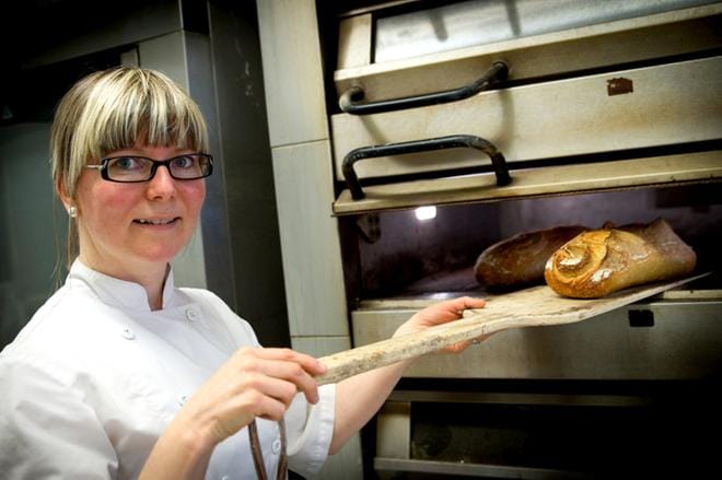 Yrittäjä Maria Vestergård. Kuva: Kalle Lydman