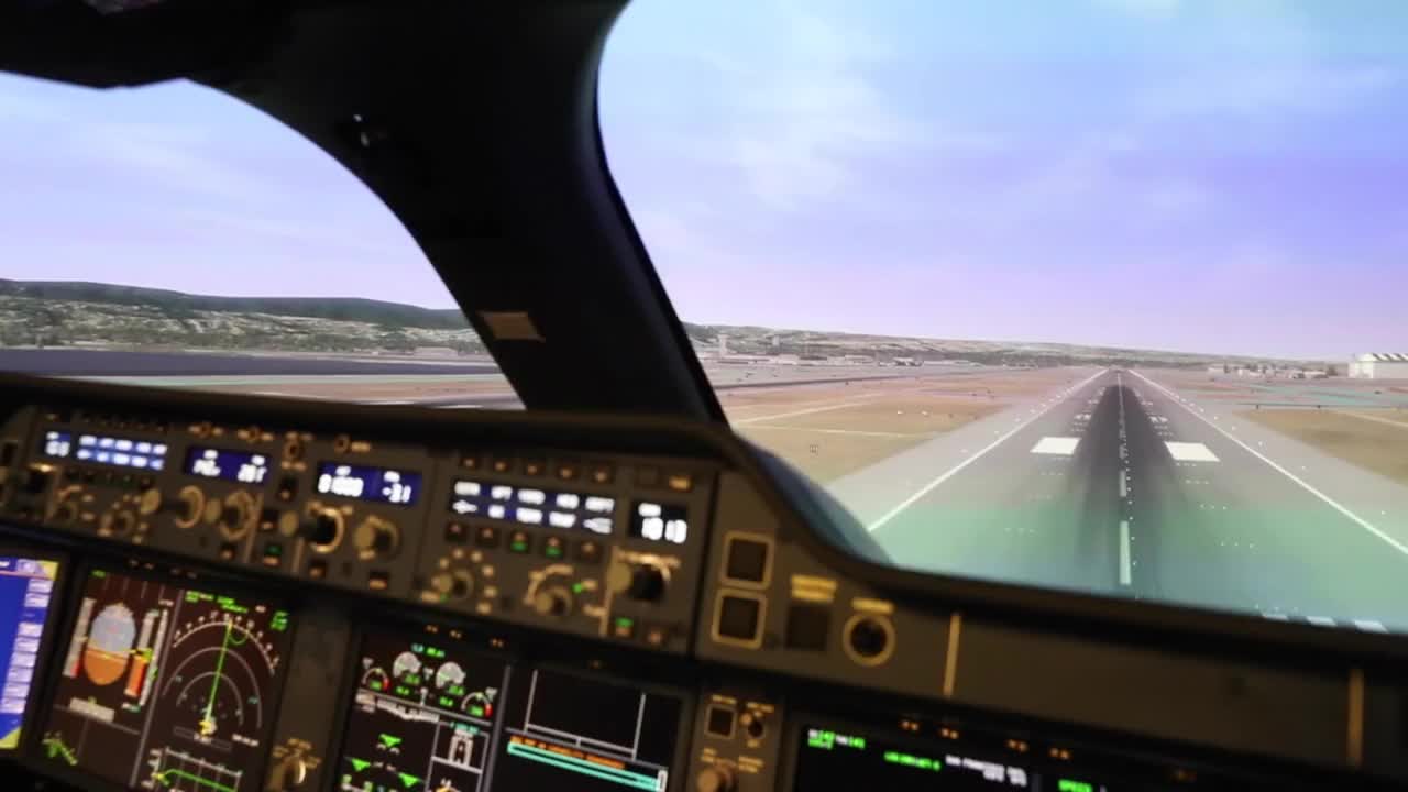 Finnairin uusi A350-simulaattori