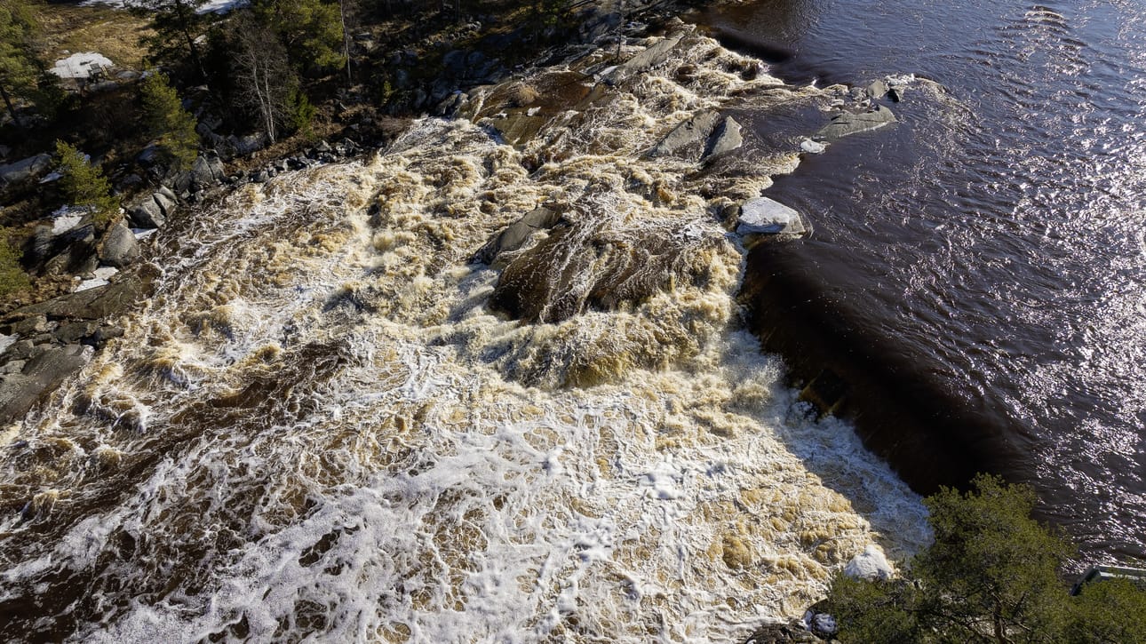 Ennakkoarvion mukaan kevättulvista ei pitäisi koitua tänä keväänä harmia. Arkistokuva.