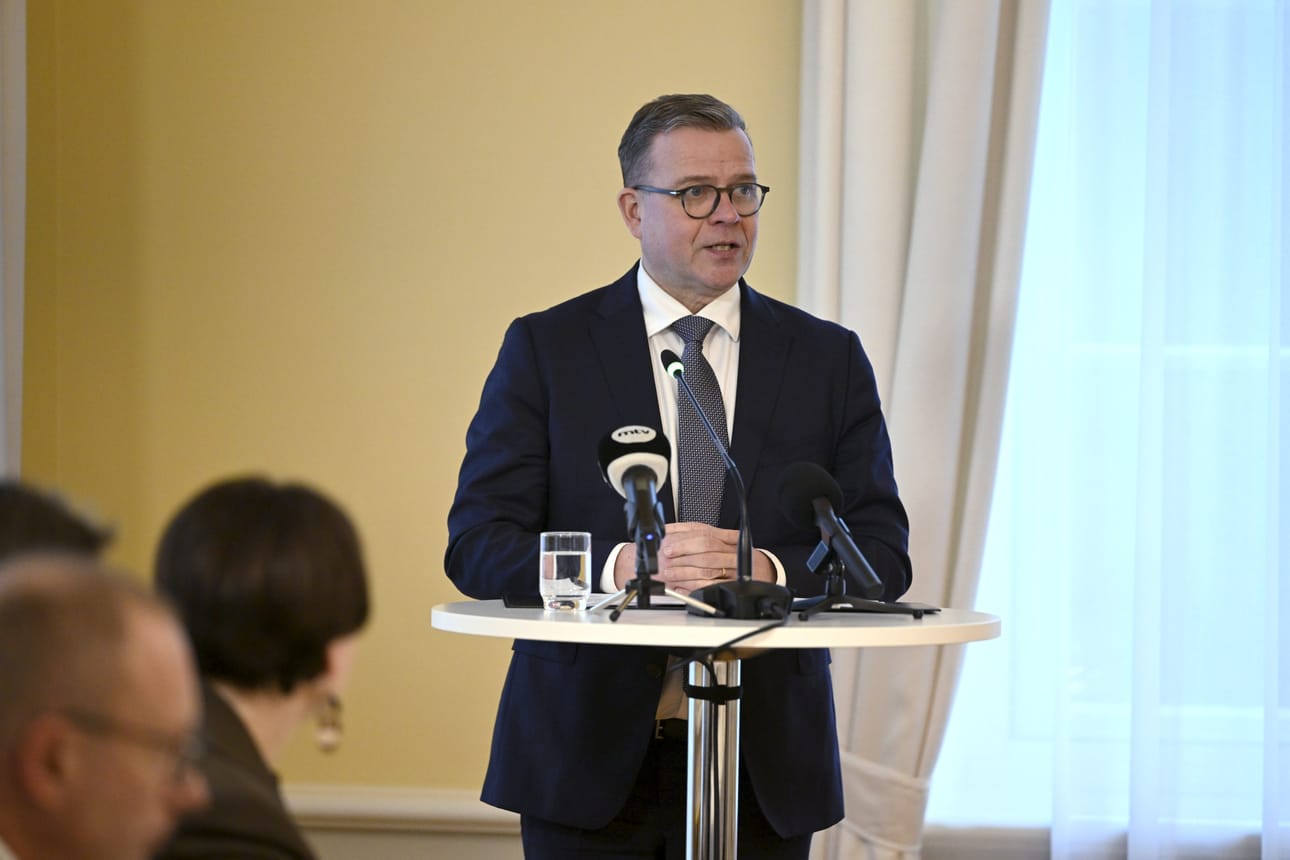 Petteri Orpon mukaan sodankäynnistä on tehtävä Venäjälle entistä kalliimpaa. LEHTIKUVA / Antti Aimo-Koivisto